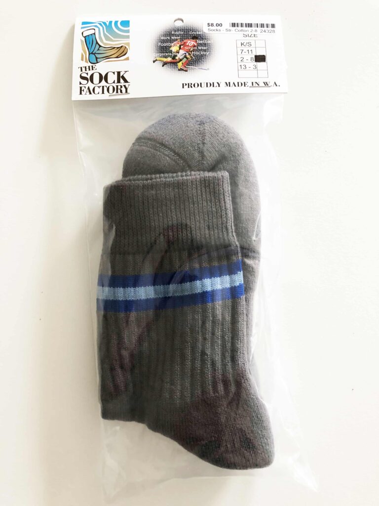 College Socks - Grey